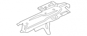 Bracket radio amplifier Audi Q7 4L 10-15