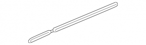 Glass seal inside front right door Audi Q7 16-