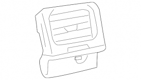 Left air duct Toyota Sienna 04-10