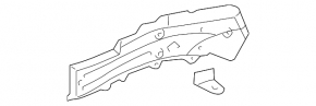 Outer side member of the front left Toyota Sienna 04-10