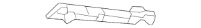 Left front bumper mount for Subaru Outback 22-25 Wilderness