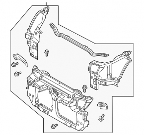 Nissan 350z radiator panel TV