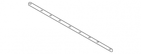 Rear hood seal for Nissan Rogue 21-26