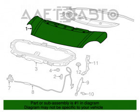 Fiat 500L 14-19 bare hood