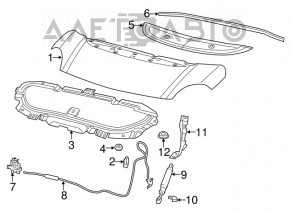 Fiat 500L 14-19 bare hood