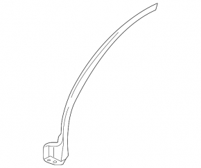 Rear left wing seal Lexus RX350 RX450h 10-15 scratches