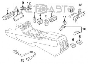 Driving Mode Switch VW Touareg 11-14