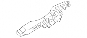 Rear right door handle mechanism Hyundai Sonata 20-