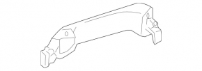 Mercedes W164 ML outer front left door handle