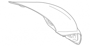 Trunk lid Mercedes C-class W205 15-21
