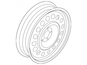 Wheel disk R20 Lincoln MKC 15-16 curb