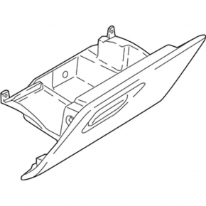 Ford Ecosport 18-22 glove compartment, black, scratches