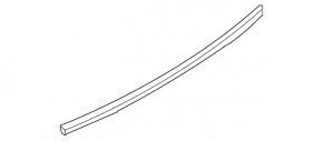 Ford Fusion mk5 trunk lid molding 17-20 chrome