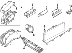 Mazda CX-90 24-26 Cabin Temperature Sensor