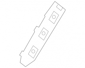 Rear Bumper Mount Outer Left Ford Escape MK4 20-