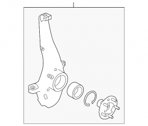 Front right axle shaft for Land Rover Range Rover 13-17
