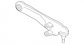 Lower control arm, front left, rear, Jaguar F-Pace 17-25