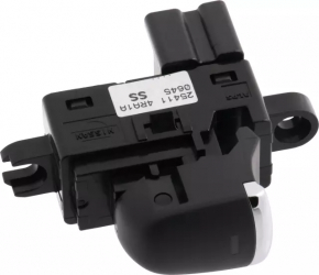 Rear left window lift control Nissan Maxima A36 16- black with chrome