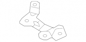 Steering rack mounts left Subaru XV Crosstrek 13-17