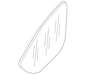 Right mirror element for Audi E-Tron 19-23, heated, auto-dimming