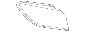 Front Bumper Lower Grille Cap Right BMW X1 F48 16-19