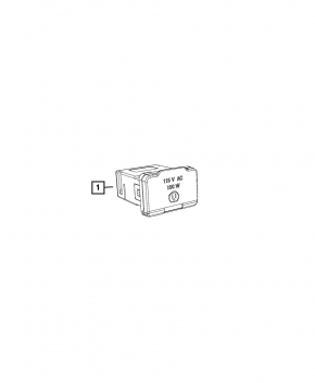 Jeep Renegade 20-23 115v Center Console Power Outlet