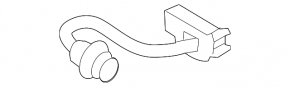 Wiring for the interior tailgate light, left, Toyota Rav4 19-25