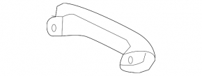 Inner tailgate handle Hyundai Santa FE Sport 13-18 black