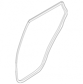 Rear left door seal for Hyundai Santa FE Sport 13-18