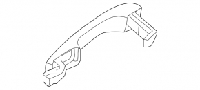 Door handle outer front right Kia Niro 23-