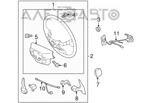 Steering wheel controls for the Lexus IS250 IS300 IS350 06-09