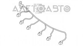 Mercedes W167 GLE 350 450 20-23 front bumper wiring for parking sensors