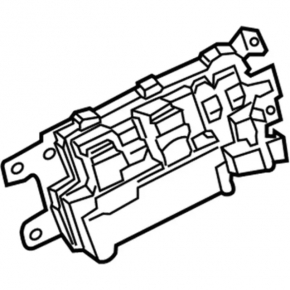 Fuse box under the dashboard Ford Fusion mk5 19-20