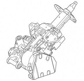 Lincoln Corsair 20-22 Electric Power Steering Column for Electric Steering Wheel Adjustment