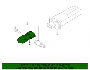 Wheel Pressure Sensor BMW X5 E70 07-13