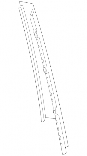 Door trim side rear right VW Atlas 18-24 structure