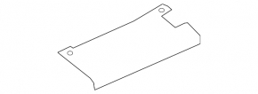 Rear bumper mount center left BMW X5 G05 19-23