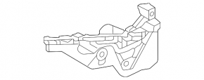 Rear bumper mount, right inner, BMW 2 G42 2022-25, 2023-25