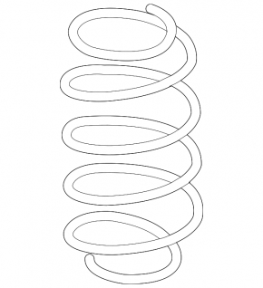Rear left spring Honda Civic X FC 16-21 2.0