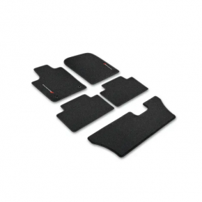 Set of floor mats for Dodge Durango 12-cloth black, for 3 rows, Premium