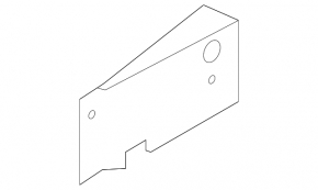 Rear bumper reinforcement fang left Infiniti JX35 QX60 13-