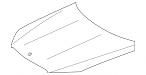 Mercedes W167 GLE 350 450 20-23 aluminum hood