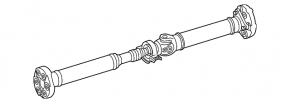 Cardan shaft cardan rear Mercedes W213 E 300/350 17-23 RWD