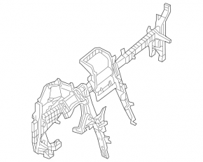 Under-torpedo pipe reinforcement Mercedes W213 E 17-23
