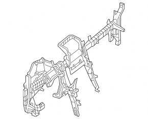 Under-torpedo pipe reinforcement Mercedes W213 E 17-23