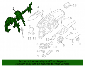 Under-torpedo pipe reinforcement Mercedes W213 E 17-23