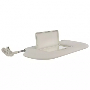 Left visor for Ford Escape MK3 13-19, gray, without backlight, with hook