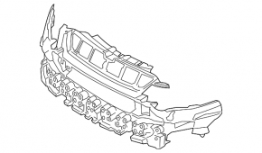 Ford C-max MK2 13-18 USA Front Bumper Frame