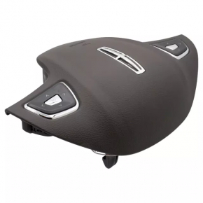 Airbag in steering wheel driver Lincoln MKC 15 - brown, chrome finish