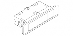 Mazda CX-50 23-25 (no parking sensors) upper dashboard button block